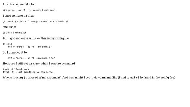 Use git alias with argument (2 Solutions!!) смотреть онлайн