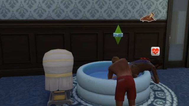 Lorenzo Giving Birth To Aeris And Alicia (Home Water Birth Graphic)
