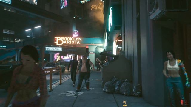 Night City Walk - Little China 1 CYBERPUNK 2077 смотреть онлайн