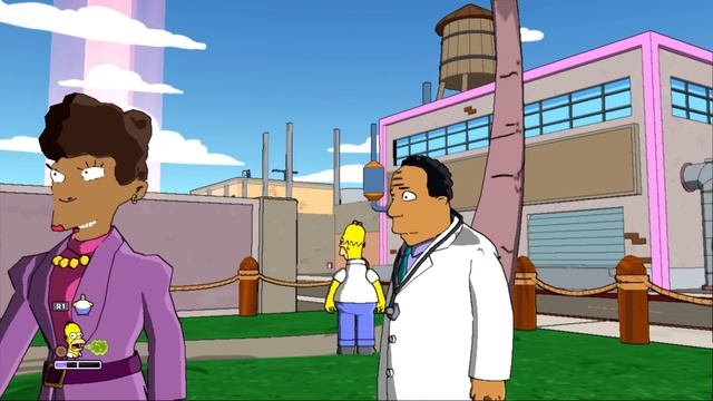 We played The Simpsons Game that time forgot смотреть онлайн