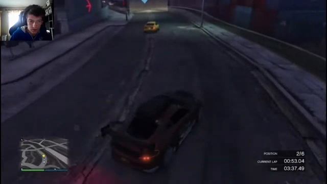 Winning the Ferrari F40 in GTA 5 online смотреть онлайн