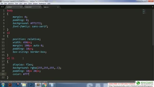 Style Lists With Css - Css Lists Style - Pure CSS Tutorial - Css Hover Effects смотреть онлайн