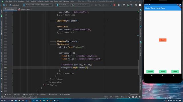 Hive database flutter tutorial, CRUD смотреть онлайн