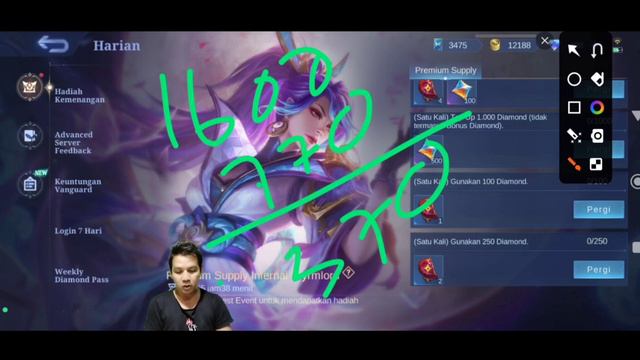1800 DIAMOND KUNING TAMBAHAN TOTAL 2399 DM ! AUTO BELI 3 SKIN VALENTINE 1 DIAMOND | ALL STAR ML 202 смотреть онлайн