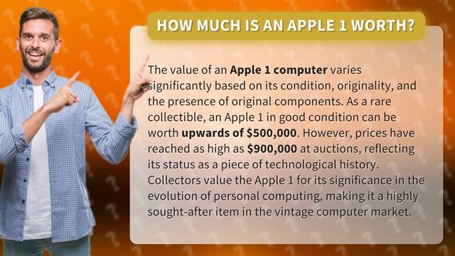 How much is an Apple 1 worth? смотреть онлайн