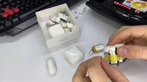Как заменить батарейку/аккумулятор Apple AirPods/Аирподс 2.