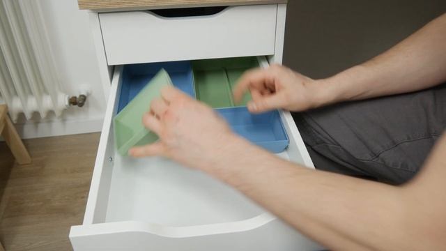 Custom 3D printed IKEA Alex organizers! смотреть онлайн