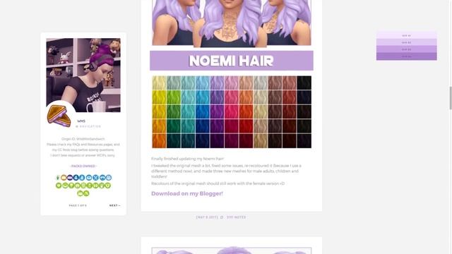 MAXIS MATCH CC / ПРИЧЕСКИ смотреть онлайн