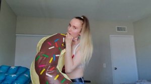 ASMR Giant Donut | Pool Float Inflatable | ASMR Blowing Up A Pool Toys