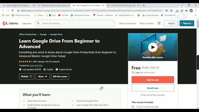 Udemy Free Certificate Courses Google Drive HTML CSS JavaScript Projects Online Classes #DeepShukla смотреть онлайн