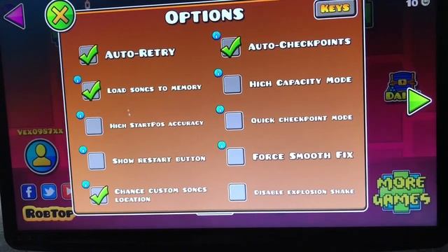 Как включить проценты возле прогресс бара в geometry dash |Geometry Dash смотреть онлайн