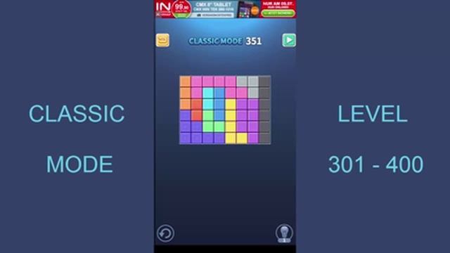 Block Puzzle King - Classic Mode - Level 301-400 смотреть онлайн