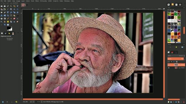 Lucis Art–Effect (Portrait) with Gimp 2.9 and G'mic смотреть онлайн