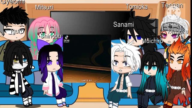 Past hashiras react to the kamado squad(1/6)Nezuko kamado смотреть онлайн