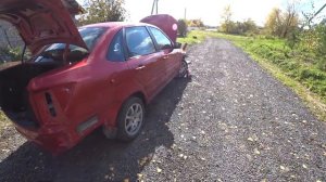 Ржавчина под бамперами Lada Granta FL