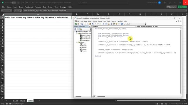 #22 How to Perform Advanced String Manipulations in Excel VBA смотреть онлайн