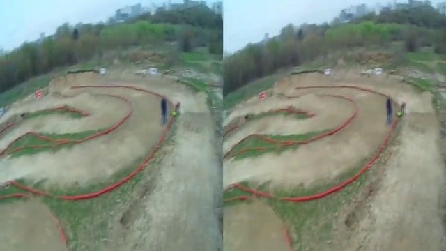 FPV (вид от первого лица) в 3D стерео с коптера смотреть онлайн