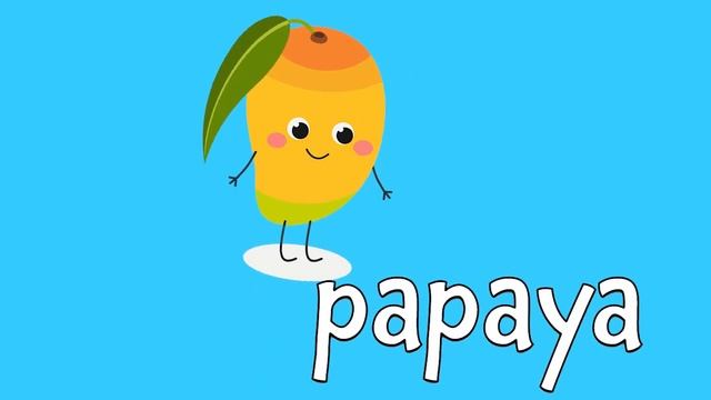 Fruits For Kids! Learn Fruit Names In English For Preschoolers And Toddlers
