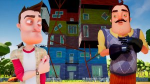 ШОУ ПРИВЕТ СОСЕД!НОВЫЙ БОЛЬШОЙ ДОМ!ИГРА HELLO NEIGHBOR MOD KIT ПРОХОЖДЕНИЕ МОДА A LONG WAY DOWN!