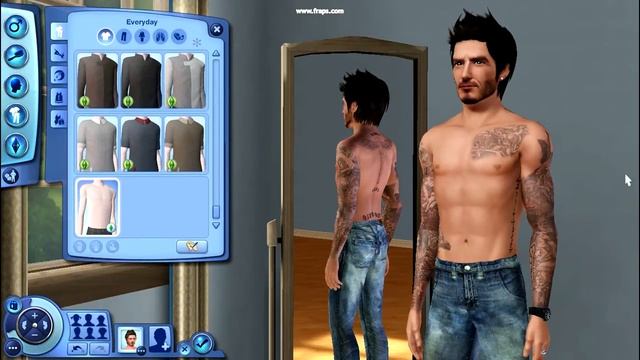 David Beckham Tattoo - Preview The Sims 3 HD смотреть онлайн