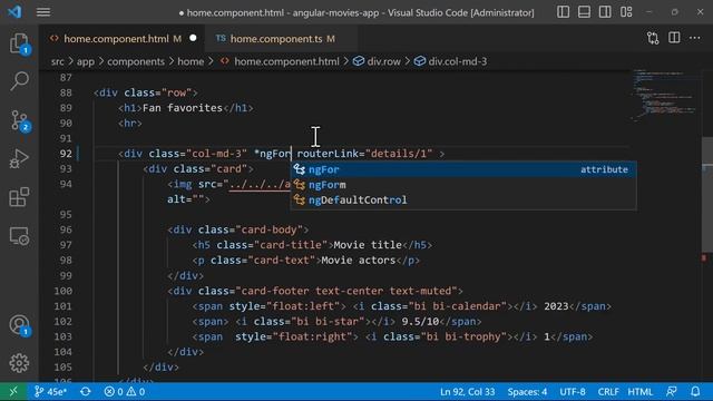 45. *ngFor Stuctural Directive in Angular смотреть онлайн