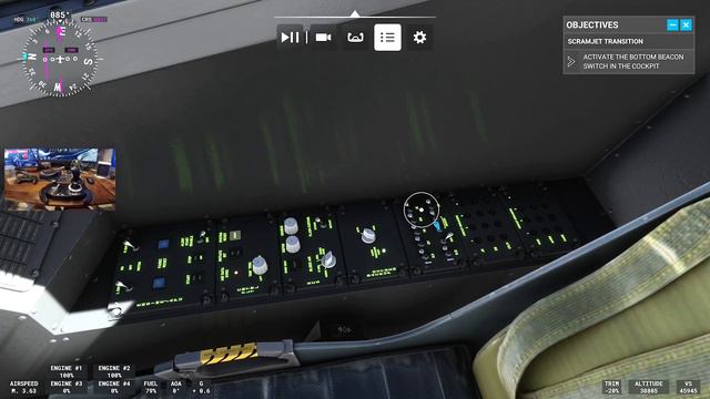 Microsoft Flight Simulator - ENTERING Into SPACE At Mach 10 With Darkstar!! смотреть онлайн