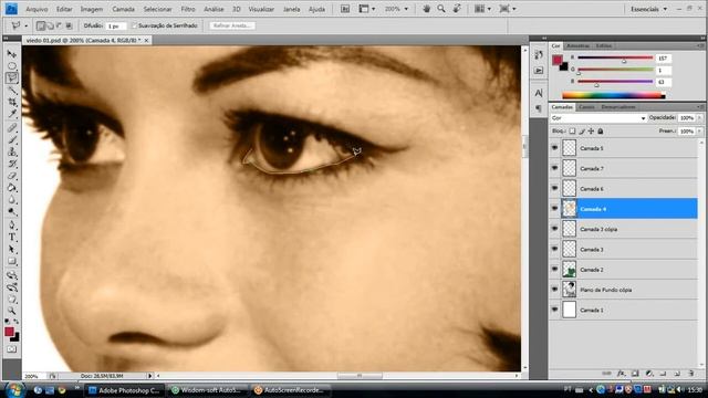 Colorização de foto p&b em Photoshop 2 смотреть онлайн
