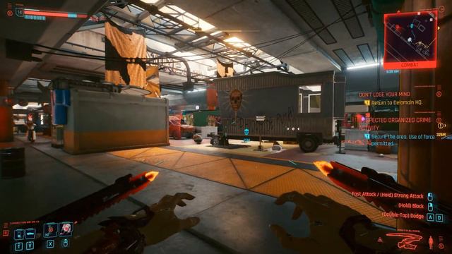 Cyberpunk 2077 - Organized Crime Activity with Mantis Blades смотреть онлайн