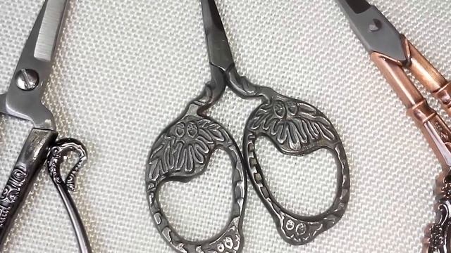 Моя коллекция ножниц для вышивки. смотреть онлайн
