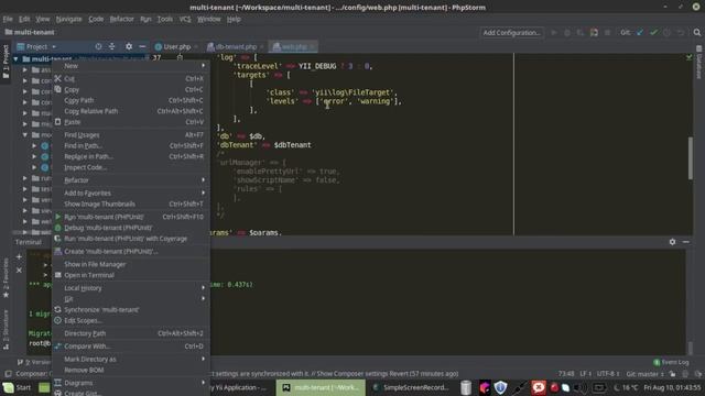 Basic concept multi-tenant database connection on Yii2 смотреть онлайн