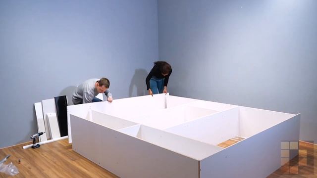 Wardrobe Assembly Video - DAKO FURNITURE - Paris 250 смотреть онлайн