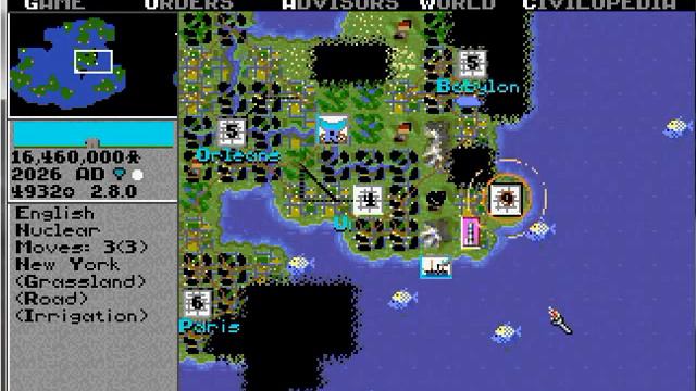 Civilization 1 - Gameplay