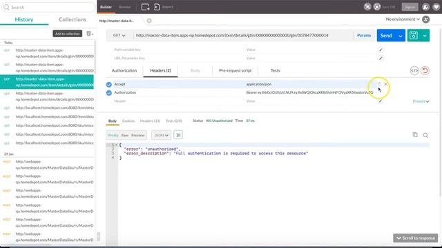 Master Data API OAuth Security смотреть онлайн