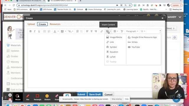 How to turn in an assignment on schoology - OPTIONS!! смотреть онлайн