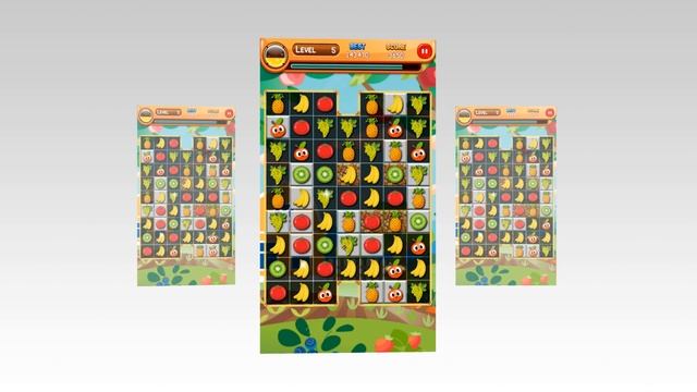 Fruit Crush Match 3 смотреть онлайн