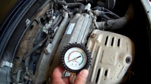 Замер компрессии Тойота Авенсис.