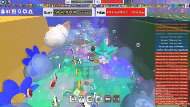 Gummy Star, Pop Star, and Guiding Star at the Same Time! Bee Swarm Simulator смотреть онлайн