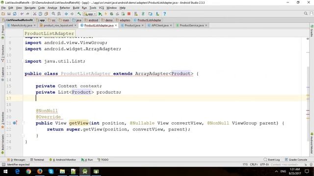 Consuming Web Services with Retrofit and Showing Data in ListView Android смотреть онлайн