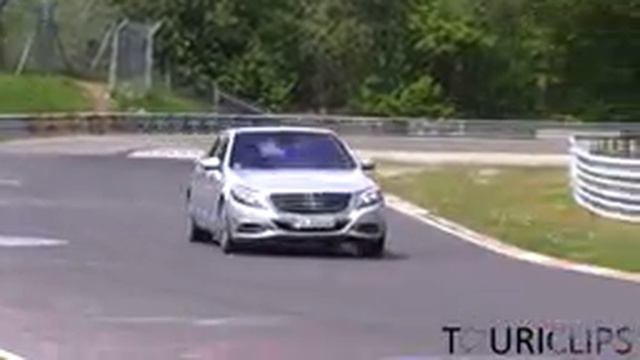 2015 Mercedes-Benz Maybach 'S-Class LWB' spied testing on the Nürburgring! смотреть онлайн