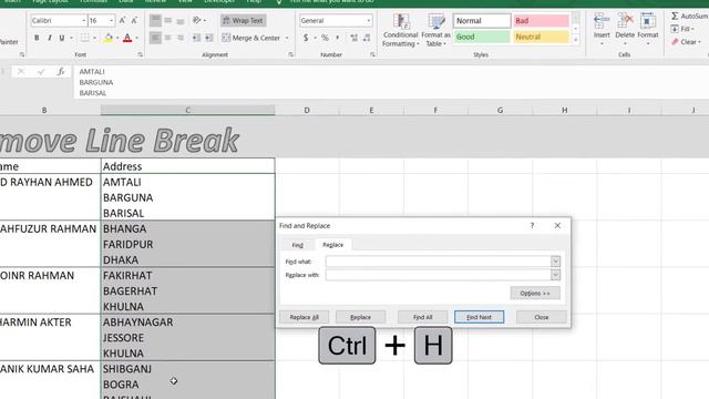 How do I remove line breaks in excel смотреть онлайн