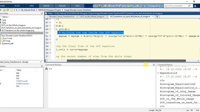 Discrete Cosine Transform DCT on Each 8x8 Block of the Image without built in Functions смотреть онлайн
