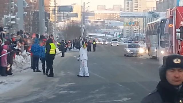 Олимпийский огонь Сочи 2014 в Перми (sochi2014 perm) смотреть онлайн