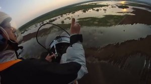 Классный полет на самодельном автожире