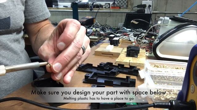 Plastic heat set insert installation tool - Usage смотреть онлайн