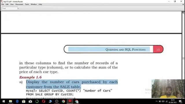 Class 12 IP/CS DATABASE QUERY USING SQL REVISION LIVE| GROUP BY ,ORDER BY ,HAVING I CBSE UNIT 1 смотреть онлайн
