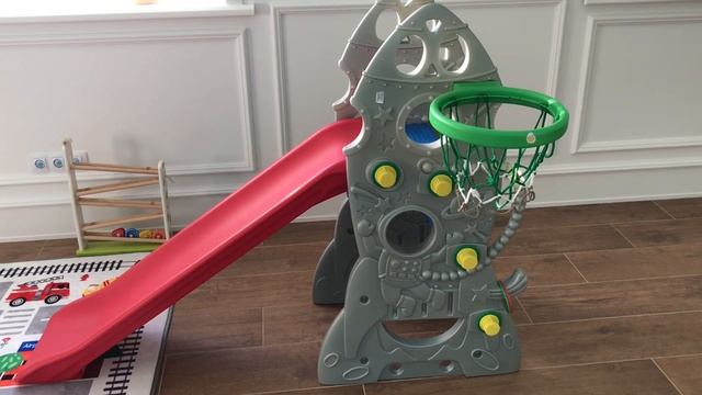 Пластиковая горка для ребёнка Горка Geburt Ракета 18-SL. смотреть онлайн