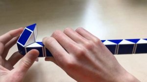 Как собрать шар из змейки Рубика