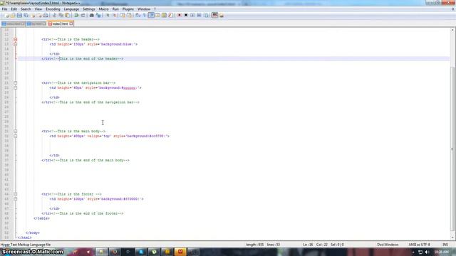 Code Literacy Project - Html Page Structuring Using Table Tags (Part 2 of 8) смотреть онлайн