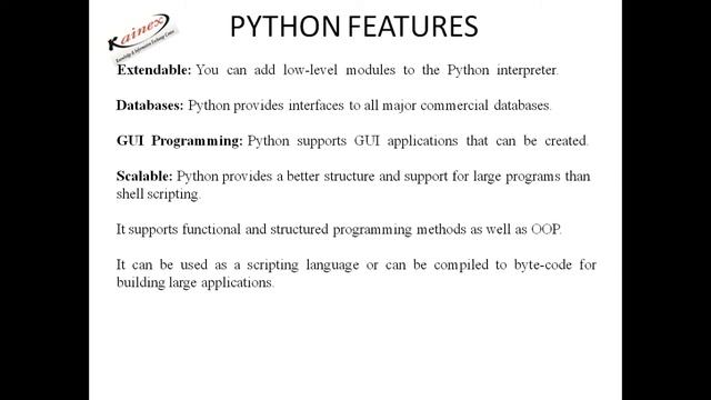 Python History, Features & Application смотреть онлайн