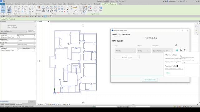How To Convert AutoCAD 2D Floor Plan to Revit 3D Model смотреть онлайн